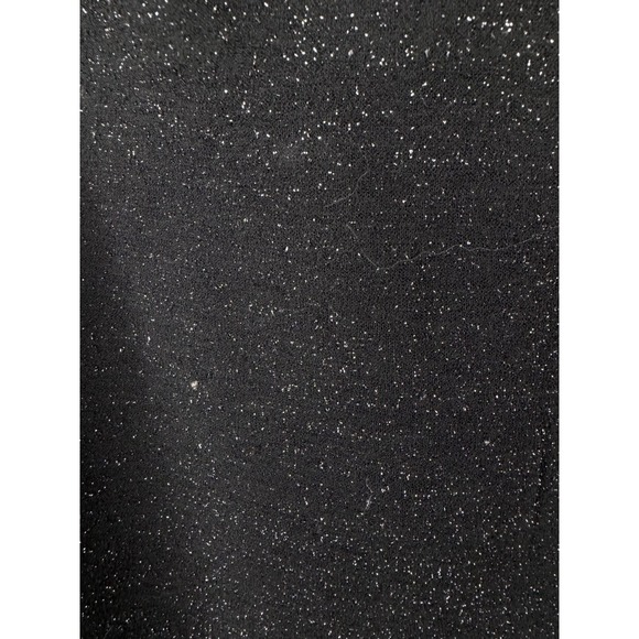 Women's Garage Black Sparkly Buttoned Bottom Tank Top Size Small - Picture 4 of 8